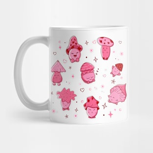 Baby Pink Mushrooms Mug